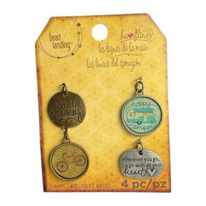 NWT Bead Landing Travel & Asventure Collection Jewelry Making Charms Pendant